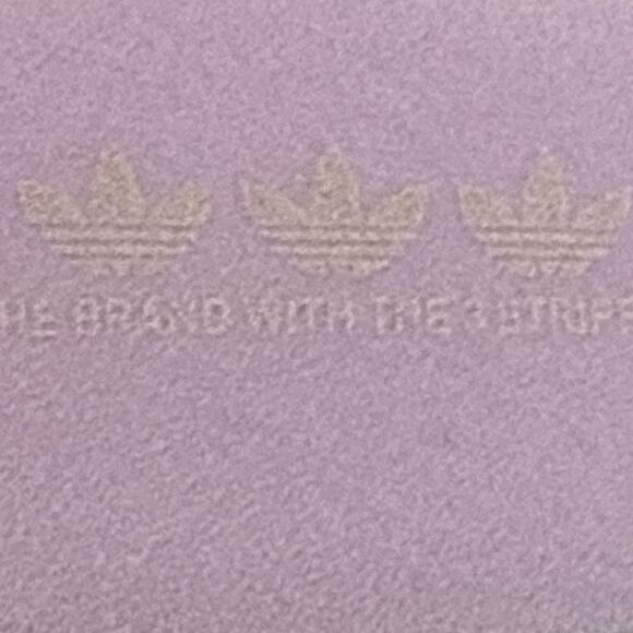 Adidas Adilette Ayoon Slides Women's Purple 3-Stripes Trefoil Logo Sandal SZ860 - Picture 9 of 10